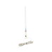 Antena Marina VHF / Fibra de Vidrio / 156-163 MHz / 6.5 dBi / Cable 4.5 m (14.8 ft) / PL-259 / Exterior IP67
