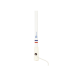 Antena marina VHF en fibra de vidrio en rango de 156 a 163 MHz, Incluye 10 metros de cable y conector PL-259 macho.