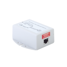 Inyector POE para Aplicación Solar, Entrada 9-36 Vcc, Salida Pasivo en 24 Vcc 10/100/1000 Mbps, Hasta 19 Watts