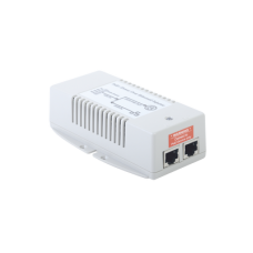 Inyector POE Para Aplicación Solar, Entrada 10-15 Vcc, Salida en 56 Vcc, 802.3 af/at, 10/100/1000 Mbps, Hasta 35 Watts