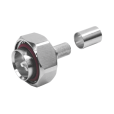 Conector DIN 7-16 Macho Plegable con Pin Cautivo para cables Tipo RG-8/U Conector DIN 7-16 Macho Plegable con Pin Cautivo para cables Tipo RG-8/U