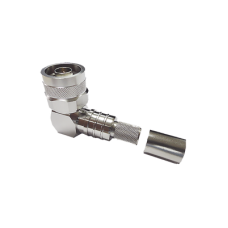 Conector N Macho Angulo Recto, Plegable Hex. con Pin Cautivo para cables Tipo RG8 Conector N Macho Angulo Recto, Plegable Hex. con Pin Cautivo para cables Tipo RG8