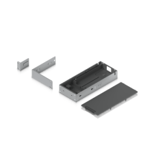 Kit para instalar en rack switches USW-PRO-MAX-16-POE o USW-PRO-MAX-16, 1UR, con base para fuente de alimentación y cable