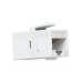 Keystone Coupler Cat6 Pass-Through para Cable Ethernet, Instalación Snap-In en Patch Panel, Paquete con 12 Piezas