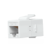 Keystone Coupler Cat6 Pass-Through para Cable Ethernet, Instalación Snap-In en Patch Panel, Paquete con 12 Piezas Keystone Coupler Cat6 Pass-Through para Cable Ethernet, Instalación Snap-In en Patch Panel, Paquete con 12 Piezas