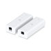 Kit Extensor PoE sobre 2 Hilos (Par Transmisor/Receptor) para Cable Par Trenzado o Coaxial, Entrada PoE++ y Salida PoE/PoE+, Incluye Adaptadores BNC