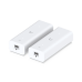 Kit Extensor PoE sobre 2 Hilos (Par Transmisor/Receptor) para Cable Par Trenzado o Coaxial, Entrada PoE++ y Salida PoE/PoE+, Incluye Adaptadores BNC