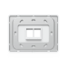 Placa de Pared Horizontal Universal para Keystone de 2 Puertos con Cubierta Pintable, Acabado Personalizable, Paquete con 4 Piezas