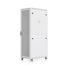 UACC Rack Cabinet 42U (600 × 1000 mm) – Gabinete de Piso Totalmente Ensamblado con Ventiladores Integrados, Paneles Removibles, Ruedas con Seguro y Puerta Frontal Perforada para Óptimo Flujo de Aire