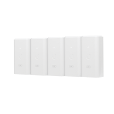 5 Unidades del Adaptador PoE Ubiquiti de 24 VDC, 0.5 A con puerto Gigabit, color blanco 5 Unidades del Adaptador PoE Ubiquiti de 24 VDC, 0.5 A con puerto Gigabit, color blanco