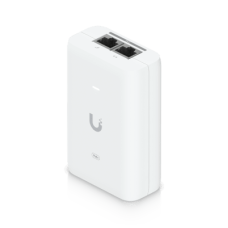 Adaptador PoE+ 2.5G / hasta 30 W / 48V 0.65A / (2) Puertos RJ45 MultiGigabit 2.5G / Salida PoE+ / LED Indicador / Ideal para APs UniFi WiFi 7 / / Protección contra Sobretensiones