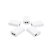 5 Unidades del Adaptador PoE Ubiquiti de 24 VDC, 1.0 A con puerto Gigabit, color blanco