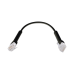 UniFi Ethernet Patch Cable Cat6 de 22 cm (8.66 pulgadas), Color Negro