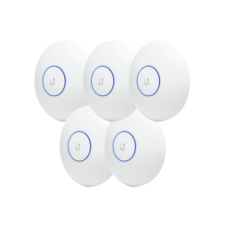 Paquete de 5 Access Point UniFi de largo alcance, Doble banda 802.11ac MIMO2X2 para interior, PoE 802.3af, soporta 250 clientes, hasta 867 Mbps, Los equipos no incluyen poe se sugiere comprar aparte el modelo POE-24-12W-G Paquete de 5 Access Point UniFi de largo alcance, Doble banda 802.11ac MIMO2X2 para interior, PoE 802.3af, soporta 250 clientes, hasta 867 Mbps, Los equipos no incluyen poe se sugiere comprar aparte el modelo POE-24-12W-G