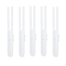 Paquete de 5 Access Point UniFi doble banda para exterior, antenas desmontables 360° , 802.11ac MIMO 2X2, hasta 100 usuarios por equipo. 802.3af, Sin PoE´s Paquete de 5 Access Point UniFi doble banda para exterior, antenas desmontables 360° , 802.11ac MIMO 2X2, hasta 100 usuarios por equipo. 802.3af, Sin PoE´s