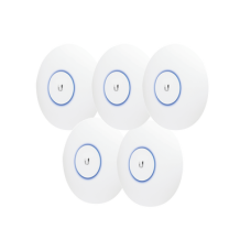 Paquete de 5 Access Point UniFi doble banda 802.11ac MIMO 3X3 para interior, PoE af/at, soporta 250 clientes, Hasta 1.3 Gbps Paquete de 5 Access Point UniFi doble banda 802.11ac MIMO 3X3 para interior, PoE af/at, soporta 250 clientes, Hasta 1.3 Gbps