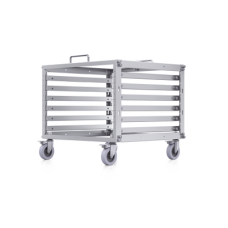 Rack Abierto 6U Compacto y Apilable sin Herramientas para Equipos UniFi, Ensamblaje Toolless, Ruedas con Seguro y Expansión a 12U con Kit de Apilado