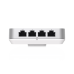 Access Point UniFi U6 In Wall/Montaje p/pared, WIFI 6 2.4 Y 5 Ghz, hasta 5.3 Gbps, 1 pto PoE In, 4 ptos secundarios (1 PoE Out)