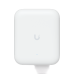Access Point UniFi WiFi U7 Outdoor WiFi 7 802.11be Doble Banda, MU-MIMO 2x2 en Cada Banda, Puerto de 2.5 GbE, Antena Sectorial Integrada de 90° en 2.4 GHz y 45° en 5 GHz, Conectores para Antenas Omnidireccionales (incluidas), No Incluye Inyector P