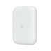 Access Point UniFi WiFi U7 Outdoor WiFi 7 802.11be Doble Banda, MU-MIMO 2x2 en Cada Banda, Puerto de 2.5 GbE, Antena Sectorial Integrada de 90° en 2.4 GHz y 45° en 5 GHz, Conectores para Antenas Omnidireccionales (incluidas), No Incluye Inyector P