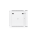 UACC Rack Cabinet 12U (600 x 703 mm) - Gabinete Cerrado para Montaje en Pared con Puerta Frontal Perforada, Puerta Trasera Abatible (Swing-Out) y Paneles Laterales Removibles con Llave