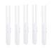 Paquete de 5 Access Point UniFi doble banda para exterior, antenas desmontables 360° , 802.11ac MIMO 2X2, hasta 100 usuarios por equipo. 802.3af, Sin PoE´s