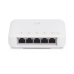 Switch UniFi FLEX de 5 puertos para semi-exterior IP55 (1 x PoE de entrada 802.3af/at/bt y 4 puertos PoE de salida 802.3af)