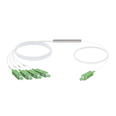 UFiber Splitter (Divisor Óptico) PLC 1 x 4, con conectores SC/APC UFiber Splitter (Divisor Óptico) PLC 1 x 4, con conectores SC/APC