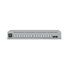 UniFi Switch Pro Max 16 con funciones Capa 3, 16 puertos EtherLight RGB / (4) puertos 2.5 GbE y (12) puertos GbE /(2) puertos SFP+ 10G /con pantalla táctil informativa