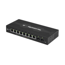 EdgeSwitch 10X Administrable de 8 Puertos Gigabit PoE Pasivo 24VDC + 2 Puertos SFP EdgeSwitch 10X Administrable de 8 Puertos Gigabit PoE Pasivo 24VDC + 2 Puertos SFP