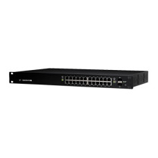 Switch EdgeMAX administrable de 24 puertos Gigabit con PoE+/PoE Pasivo 24V + 2 Puertos SFP, 250 W Switch EdgeMAX administrable de 24 puertos Gigabit con PoE+/PoE Pasivo 24V + 2 Puertos SFP, 250 W