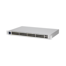 UniFi Switch USW-48-POE, Capa 2 de 48 puertos (32 puertos PoE 802.3af/at + 16 puertos Gigabit) + 4 puertos 1G SFP, 195W, pantalla informativa UniFi Switch USW-48-POE, Capa 2 de 48 puertos (32 puertos PoE 802.3af/at + 16 puertos Gigabit) + 4 puertos 1G SFP, 195W, pantalla informativa