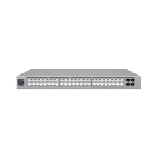 UniFi Switch Pro Max 48 POE, con funciones capa 3, 48 puertos (16 puertos 2.5 GbE (8 POE++ y 8 POE+) y 32 puertos 1 GbE (24 POE+ y 8 POE++)), 2 puertos SFP+ 10G, POE++ 720W, pantalla informativa UniFi Switch Pro Max 48 POE, con funciones capa 3, 48 puertos (16 puertos 2.5 GbE (8 POE++ y 8 POE+) y 32 puertos 1 GbE (24 POE+ y 8 POE++)), 2 puertos SFP+ 10G, POE++ 720W, pantalla informativa