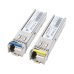 UFiber Módulo SFP, transceptor MiniGibic MonoModo 1.25 Gbps, distancia 3km, Simplex, un conector LC, incluye 2 tranceptores