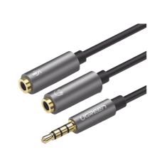 Cable Divisor en Y / De 3.5 mm Macho a Dos Salidas de 3.5 mm Hembra / CTIA, TRS / Núcleo de Cobre / TPE / Longitud 20 cm / Ideal para Separar el Micrófono de los Auriculares Cable Divisor en Y / De 3.5 mm Macho a Dos Salidas de 3.5 mm Hembra / CTIA, TRS / Núcleo de Cobre / TPE / Longitud 20 cm / Ideal para Separar el Micrófono de los Auriculares