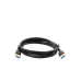 Cable USB-A 3.0 a  USB-A 3.0 / 1 Metro / Macho a Macho / Conector Niquelado / Núcleo de Cobre Estañado / Blindaje Múltiple / Velocidad 5Gbps / No Requiere Controlador / Compatible con USB2.0 Y USB 1.1