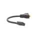 Convertidor DVI Macho a HDMI Hembra | Bidireccional | DVI 24+1 | 1080P@60Hz | Cable de 22 cm (8.66 Pulgadas) | Negro