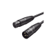 Cable para Micrófono XLR Tipo Canon Macho a Hembra | 5 Metros Plug & Play | Anti interferencias | Triple Blindaje | Alta Calidad | Color Negro