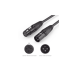 Cable para Micrófono XLR Tipo Canon Macho a Hembra | 5 Metros Plug & Play | Anti interferencias | Triple Blindaje | Alta Calidad | Color Negro