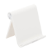 Soporte de Escritorio para Telefono Celular / Ajustable de 0° a 100° / Goma Antiarañazos / Antideslizante / Amplia Compatibilidad con dispositivos de 4'' a 7.9'' / Plegable / ABS / Color Blanco