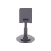 Soporte para Teléfono Celular Giratorio | 360° de Rotación | Angulo Ajustable | Altura Ajustable 17-20cm  | Antideslizante | Ejes Giratorios de Alta Precisión| Plegable | Aluminio | Color Gris