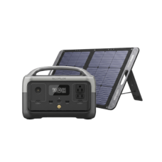 Estación de Energía Portátil / 256 Wh LFP / Inversor Onda Sinusoidal Pura 300 W / Panel Solar 200 W / USB-C 60 W / IP67 / Wi-Fi