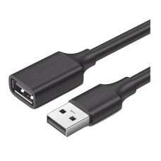 Cable Extensor USB 2.0 A a A | 1 metro | Macho-Hembra | Ultra Durabilidad | Núcleo de Cobre Estañado 28/22 AWG | Blindaje Interior Múltiple / Ideal para teclado, mouse, impresoras, etc.