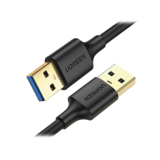 Cable USB-A 3.0 a  USB-A 3.0 / 1 Metro / Macho a Macho / Conector Niquelado / Núcleo de Cobre Estañado / Blindaje Múltiple / Velocidad 5Gbps / No Requiere Controlador / Compatible con USB2.0 Y USB 1.1
