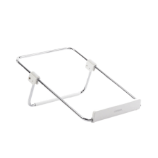 Soporte para Laptop / Plegable / Ajustable de 87 a 131 mm / Amplia compatibilidad 11''-16'' / Capacidad de carga 20 KG / Antideslizante /  Ultra Ligero / Metal / ABS / Silicona / Color Plata