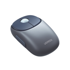 Mouse Inalámbrico FUN | Recargable| 2.4G & Bluetooth | 4 Niveles de DPI | Silencioso | Ergonómico | 5 Botones | Compatible con Windows, macOS 10.5, Android iOS Linux y Chrome OS | Color Azul.