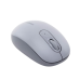 Mouse Inalámbrico 2.4G 800/1200/1600/2400 DPI | Función de 3 botones | Alcance 10m | Silencioso |  Ergonómico | Anti-caída y Anti-interferencias | Batería Alcalina AA incluida  | Color Grey.