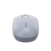 Mouse Inalámbrico 2.4G 800/1200/1600/2400 DPI | Función de 3 botones | Alcance 10m | Silencioso |  Ergonómico | Anti-caída y Anti-interferencias | Batería Alcalina AA incluida  | Color Grey.
