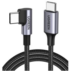 Cable USB-C a USB-C | 1 Metro (3.28 Pies) | Conector con Ángulo Recto de 90° | Carga Rápida de hasta 60W | 480 Mbps | PD3.0 | QC4.0/3.0/2.0 | FPC | AFC | Protección Integrada | Caja de Aluminio | Nylon Trenzado | Color Negro Cable USB-C a USB-C | 1 Metro (3.28 Pies) | Conector con Ángulo Recto de 90° | Carga Rápida de hasta 60W | 480 Mbps | PD3.0 | QC4.0/3.0/2.0 | FPC | AFC | Protección Integrada | Caja de Aluminio | Nylon Trenzado | Color Negro