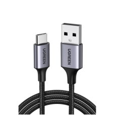 Cable USB-A a USB-C | 1 Metro (3.28 Pies) | Transferencia de Datos de 480 Mbps | Carga Rápida | QC 4.0/3.0/2.0 | FPC | AFC | Protección Integrada | Caja de Aluminio | Nylon Trenzado | Color Negro Cable USB-A a USB-C | 1 Metro (3.28 Pies) | Transferencia de Datos de 480 Mbps | Carga Rápida | QC 4.0/3.0/2.0 | FPC | AFC | Protección Integrada | Caja de Aluminio | Nylon Trenzado | Color Negro